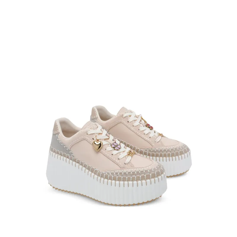 Chloé Nama Wedge “Neutrals/Grey” (26U02IWW 092)