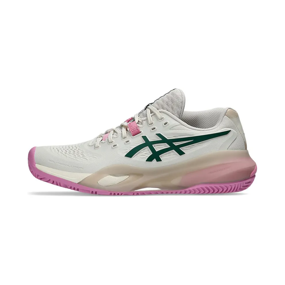 ASICS GEL-RESOLUTION X PADEL “Soft Oat / Jewel Green” (1042A285-250)
