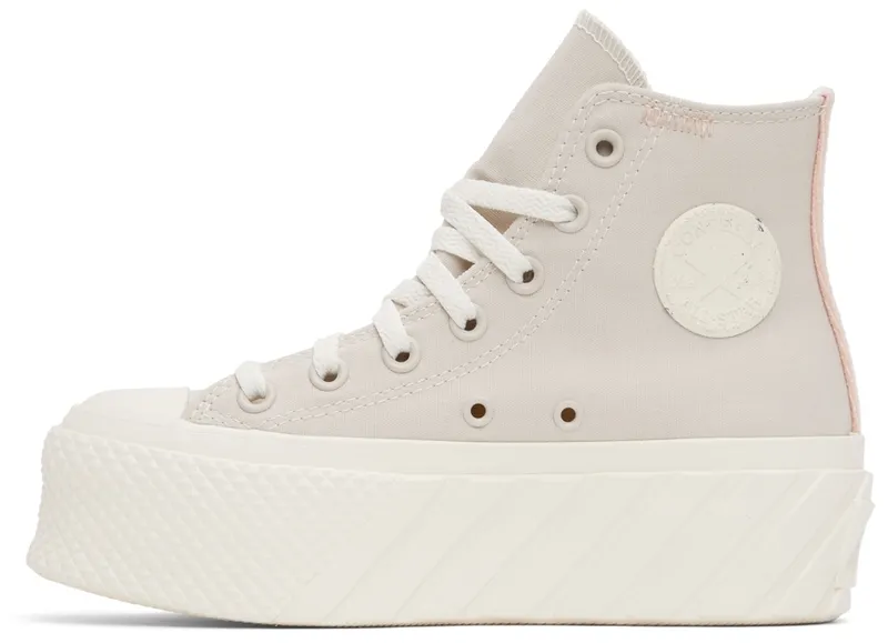 Converse Beige Chuck Taylor All Star Lift 2X (572953C)