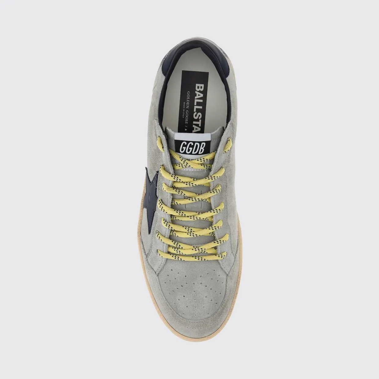 Golden goose Ball Star Perforated Toe Distressed Leather Sneakers Navy (GMF00117F00872760604) (2)