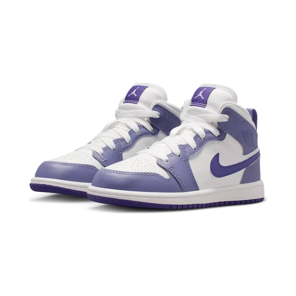 Jordan 1 Mid PS “Dusty Amethyst White Court Purple” (DQ8424-500)
