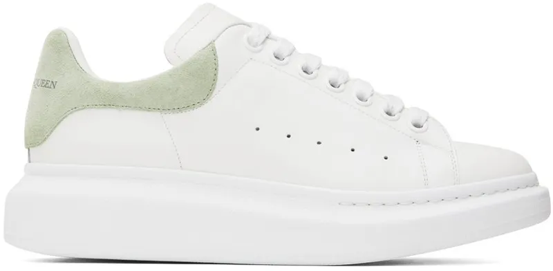 Alexander McQueen White & Green Oversized 8935 WHITE/OPAL (727388WIBN2)