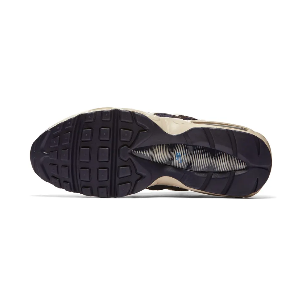 Nike Air Max 95 Blackened Blue Light Cream Blackened Blue/Monarch-Light Cream-Camper Green (538416-404)