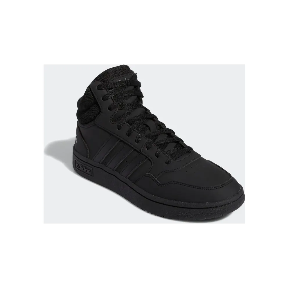 adidas Hoops 3 Mid Lifestyle Basketball Mid Classic Core Black / Core Black / Grey Six (GV6683)