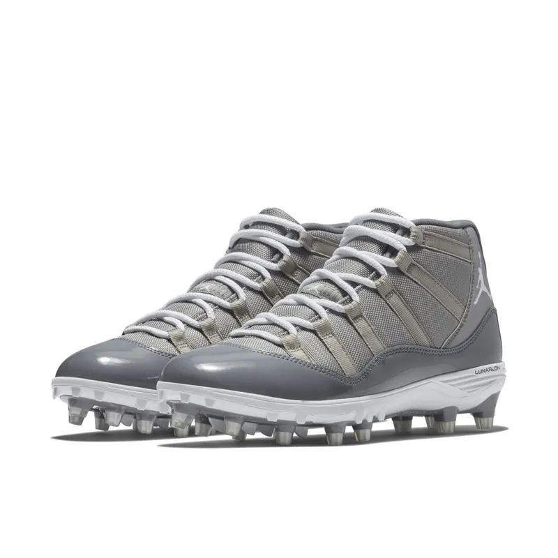 Jordan 11 Retro Cleat Cool Grey Medium Grey/White-Cool Grey (AO1561-003)