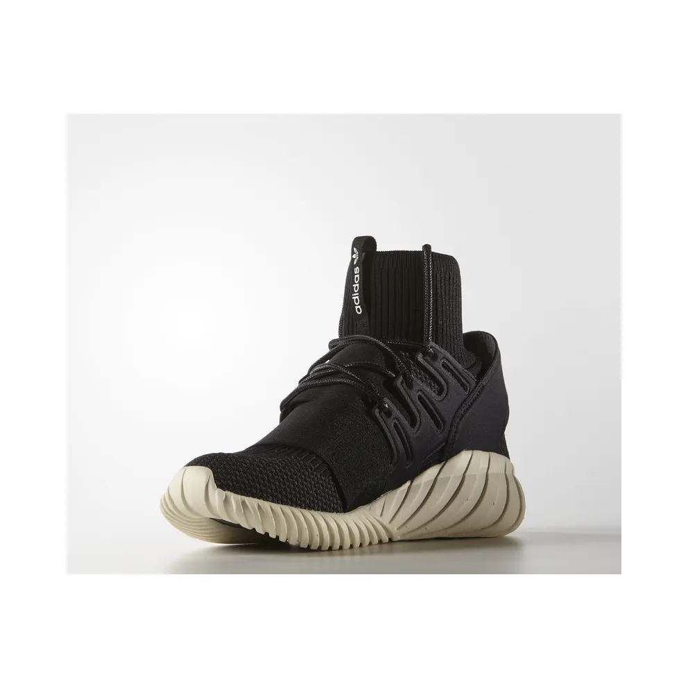 adidas Tubular Doom Primeknit Core Black Core Black/Core Black/Cream White (S74921)