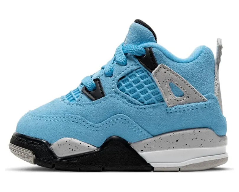 Jordan 4 Retro University Blue (PS) – TD “University Blue / Tech Grey / White / Black” (BQ7670-400)