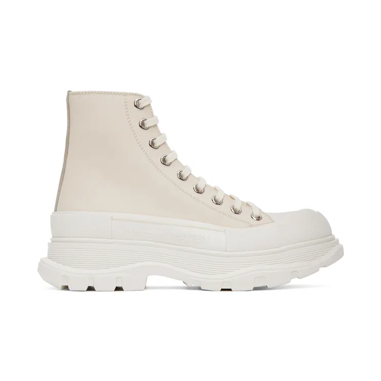 Alexander McQueen Black Tread Slick High Sneakers (705661WHZ62)