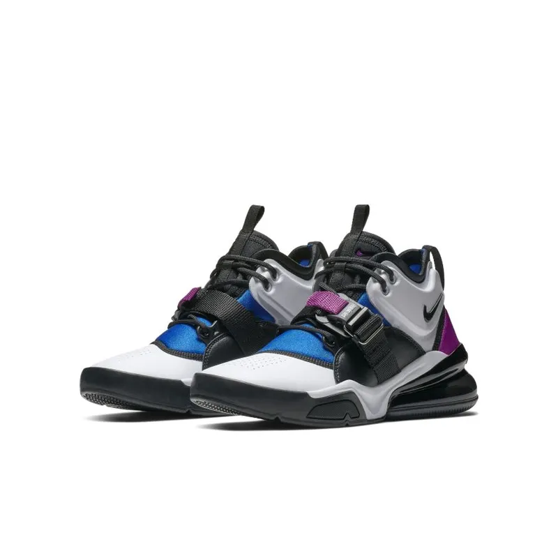Nike  Air Force 270 White Black Lyon Blue (GS) White/Black-Lyon Blue (AJ8208-102)