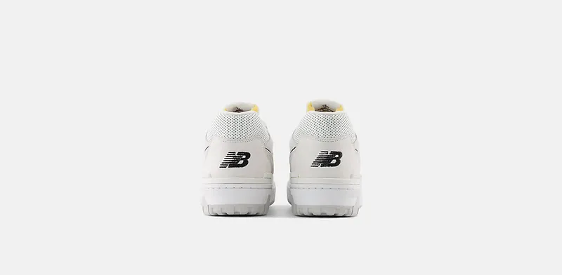 New Balance 550 White Perforated Leather Black (BB550PRB)