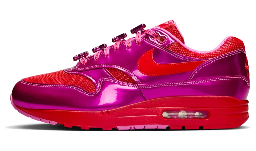Nike Air Max 1 PRM “Valentine’s Day” (playful pink / university red) – HV2301-600