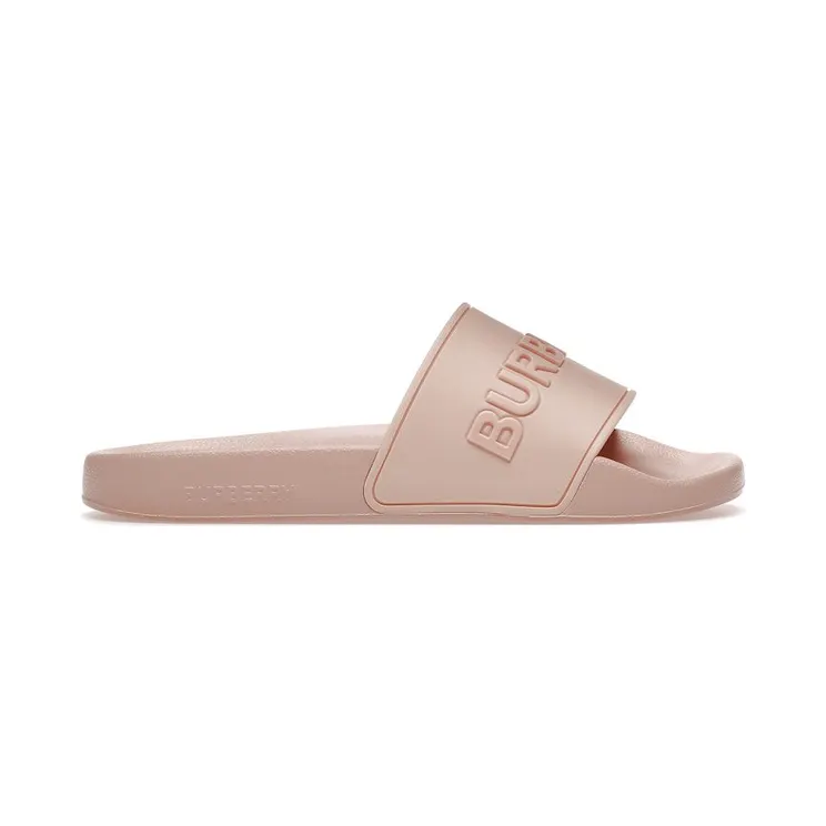 Burberry Embossed Logo Slides Peach Pink (8057167)