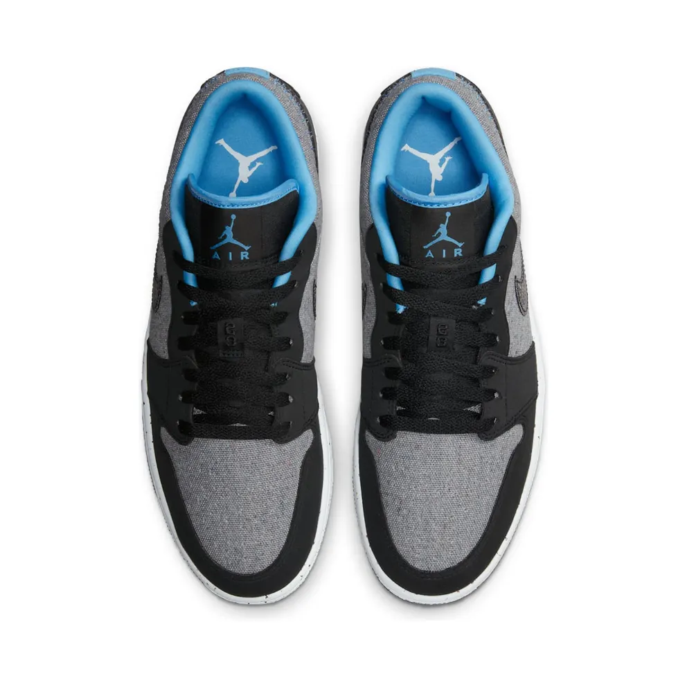 Air Jordan 1 Low Crater Black Grey Blue (DM4657-004)