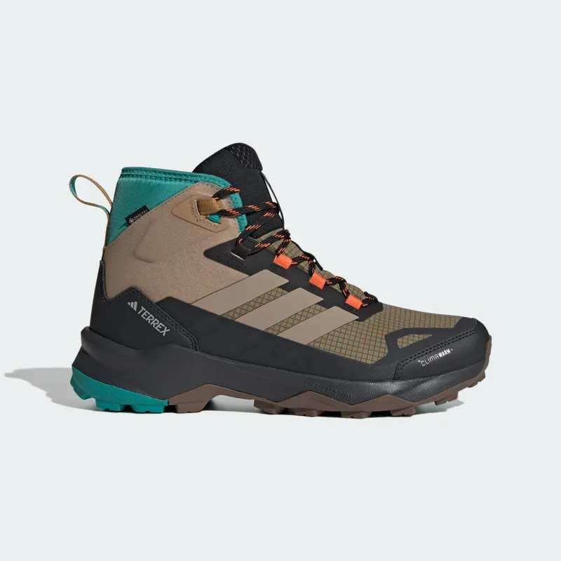 Adidas Terrex Skychaser AX5 Mid GORE-TEX CLIMAWARM+ Hiking Shoes Cardboard / Blanch Cargo / Pure Teal (JH7805)