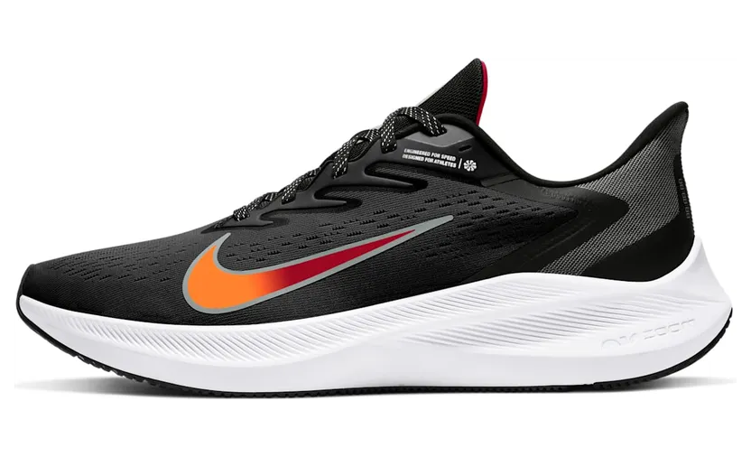 Nike Air Zoom Winflo 7 Black Total Orange (CJ0291-011)