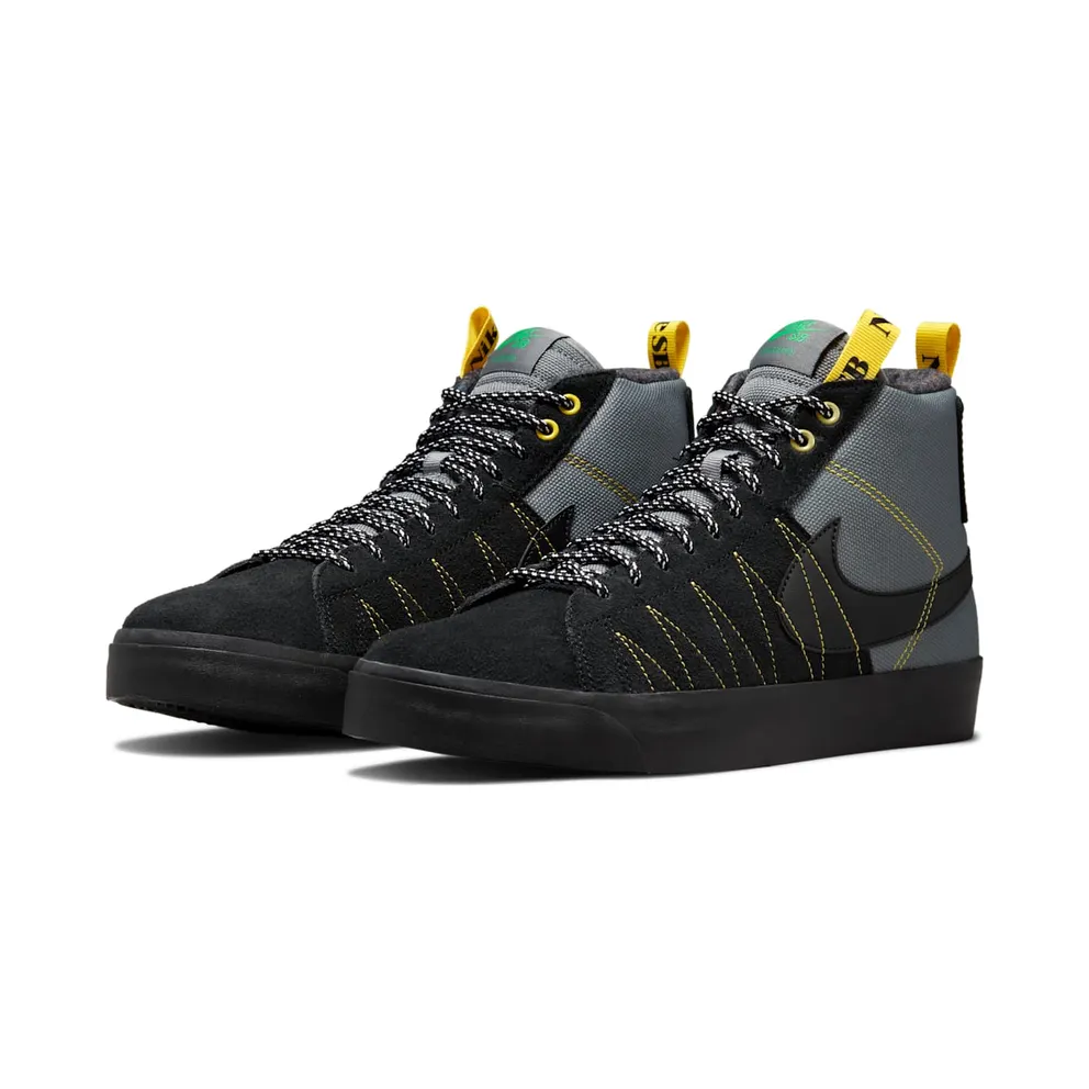 Nike Zoom Blazer Mid Acclimate Cool Grey Yellow Strike (DC8903-001)