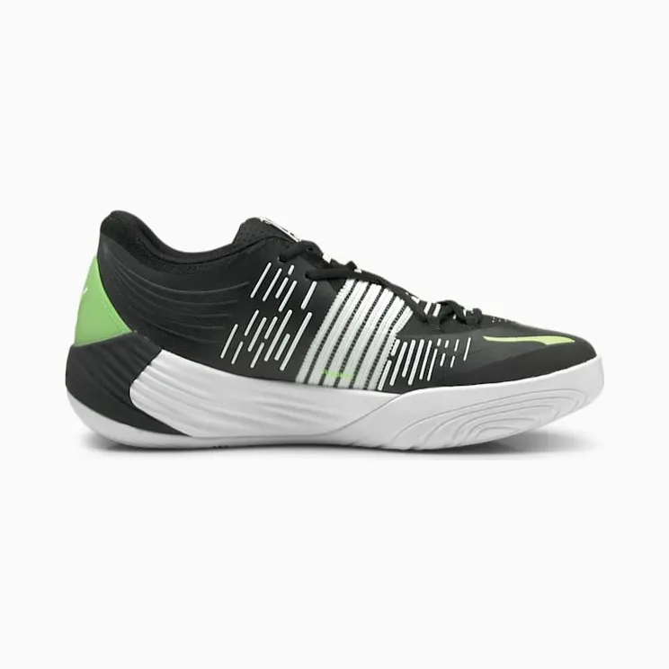 Puma Fusion Nitro basketbalschoenen Black/Green (19558701)