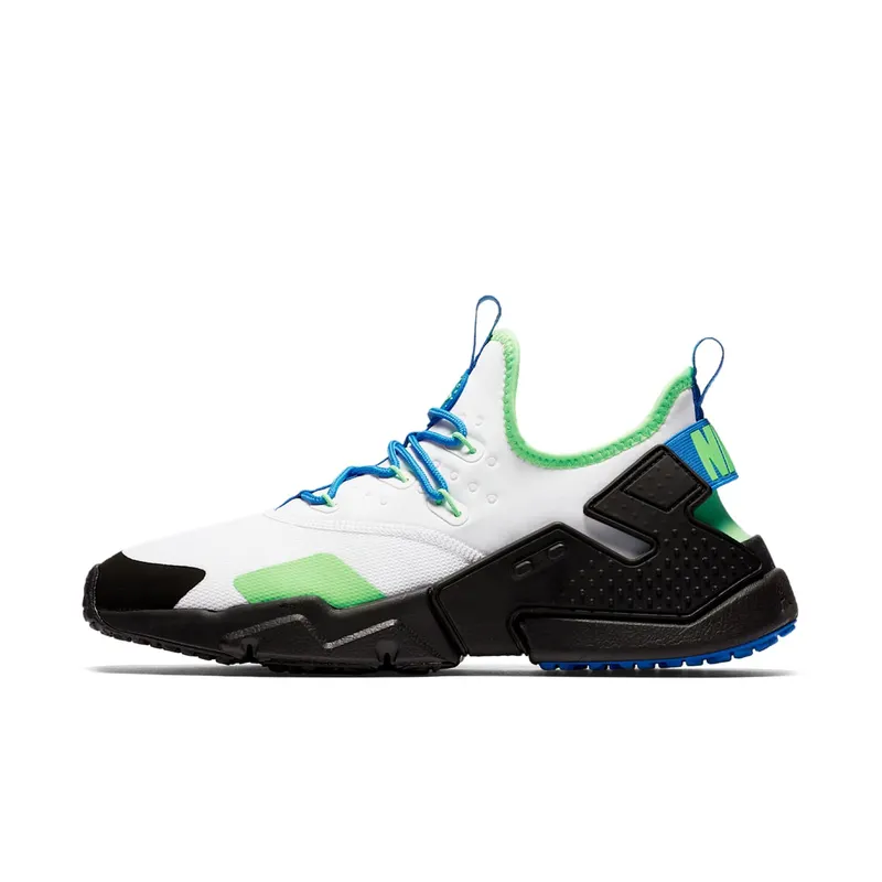 Nike Air Huarache Run Drift Scream Green White/Black-Blue Nebula (AH7334-102)