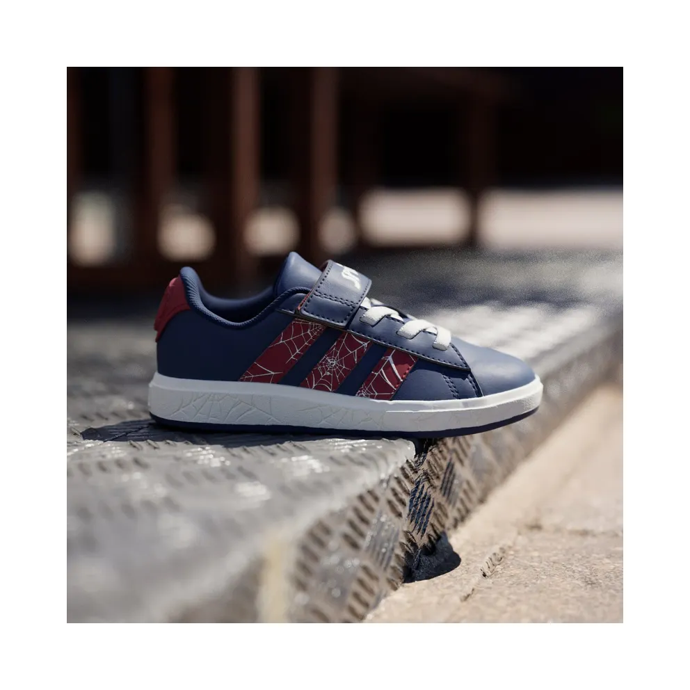 Adidas adidas Marvel Spider-Man Grand Court Dark Blue / Active Maroon / Off White (JS2343)