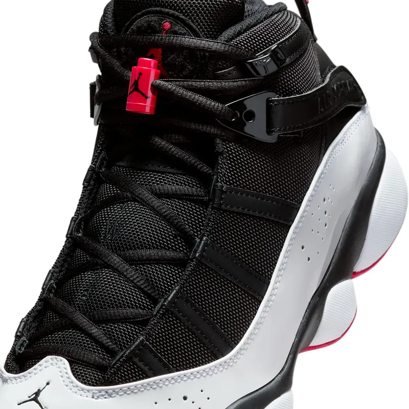 Jordan 6 Rings Black White Varsity Red (322992-067)
