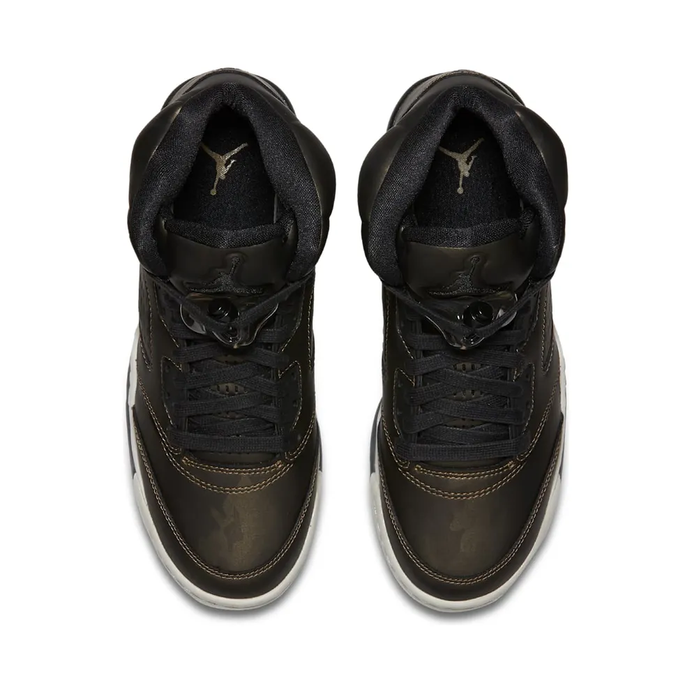 Jordan 5 Retro Heiress Camo (GS) Black/Black-Light Bone-Metallic Field (919710-030)
