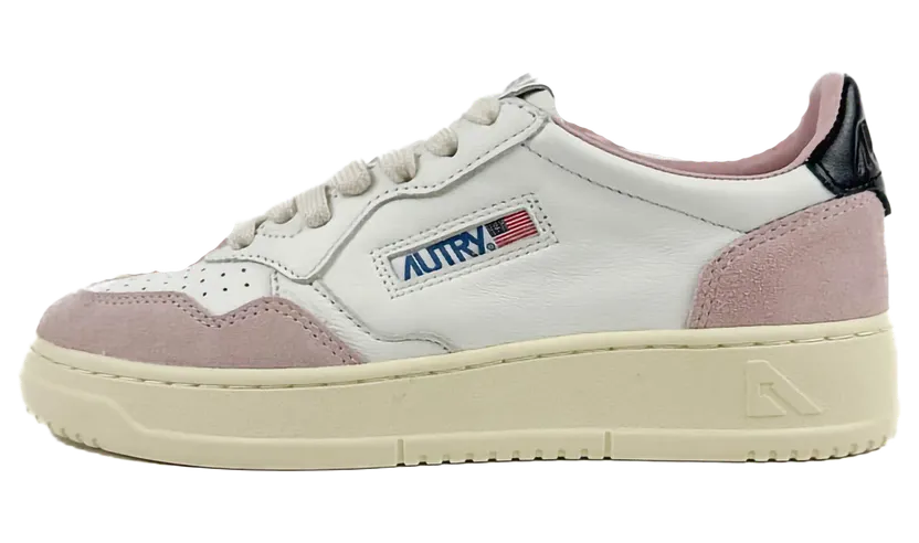 Autry Medalist Low “White / Powder Pink / Black” (AULW-GS20)