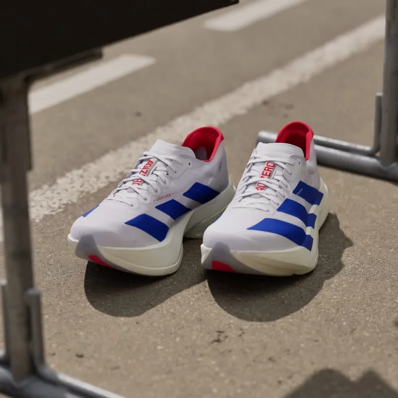 Adidas Adizero Adios Pro 4 Cloud White / Royal Blue / Pure Ruby (JP6624)