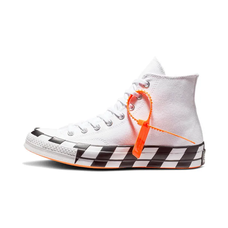 Converse Chuck Taylor All Star 70 Hi “White/Grey/Orange” (163862C)