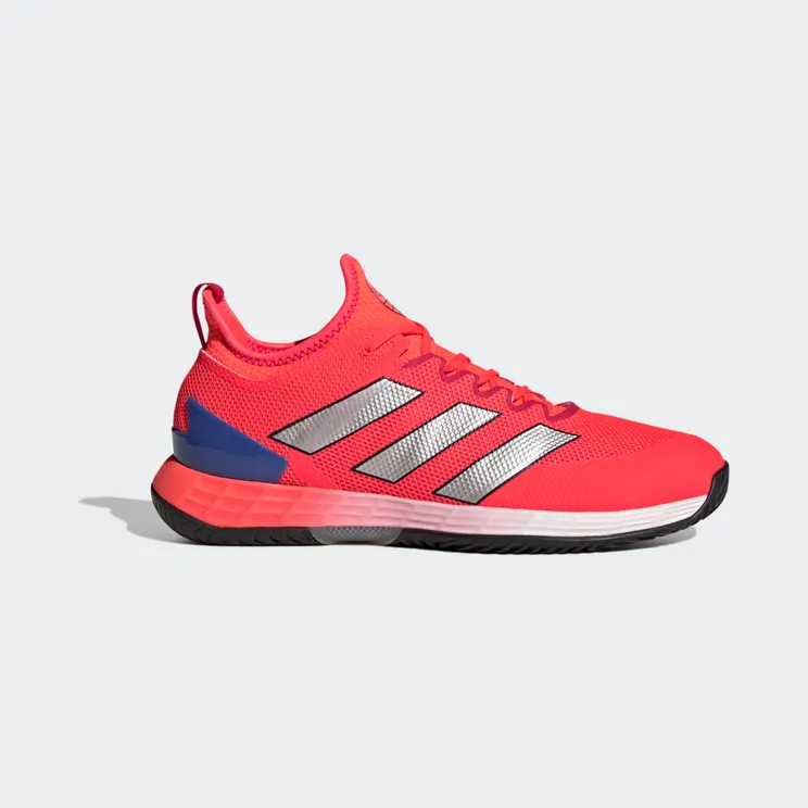 adidas adizero Ubersonic 4 Tennis Solar Red / Silver Metallic / Lucid Blue (HQ8379)