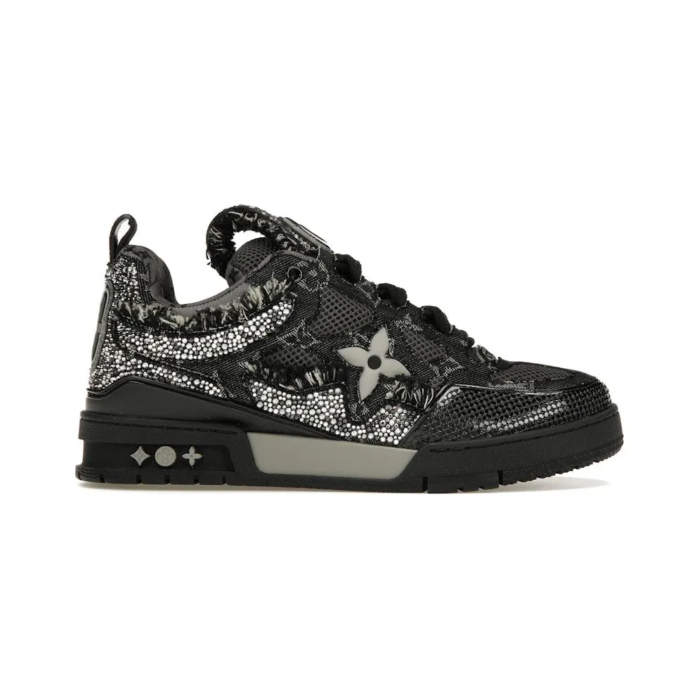 Louis Vuitton Skate Trainer Black Swarovski Monogran (1ABMHV)