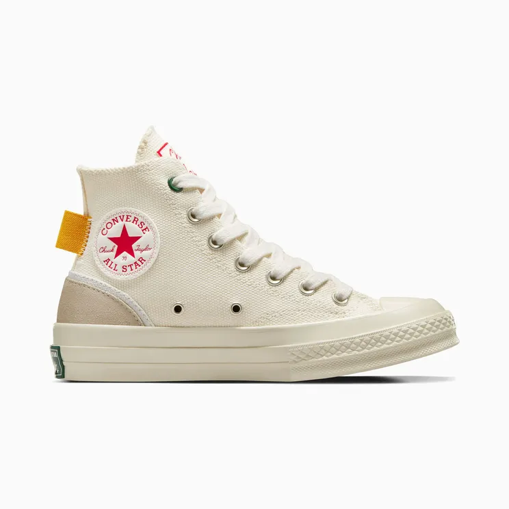 Converse Chuck 70 Egret/rood/geel