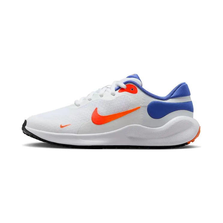 Nike Revolution 7 “White / Astronomy Blue / Total Orange / Team Orange” (FB7689-102)