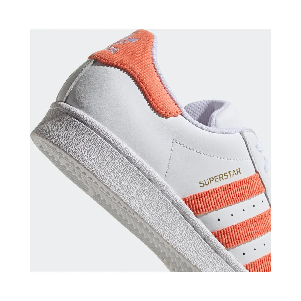 Adidas Superstar True Orange / Cloud White / Gold Metallic (H00207)