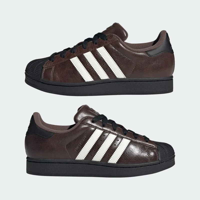 Adidas SUPERSTAR II Shoes Earth Strata / Off White / Core Black (KI3569)