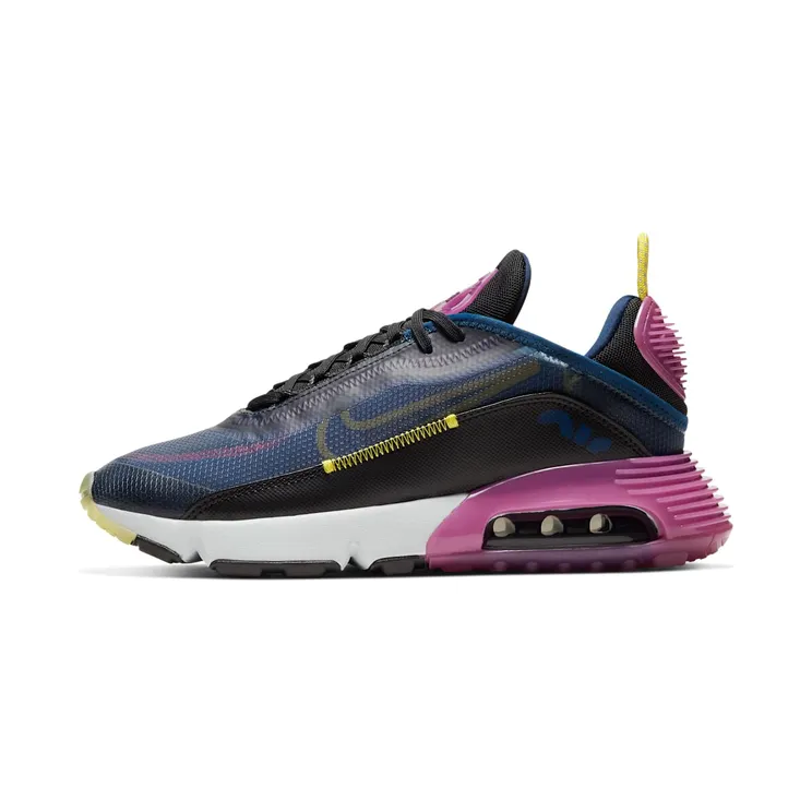 Nike Air Max 2090 “Blue Void / Black / Active Fuchsia / Chrome Yellow” (CK2612-400)