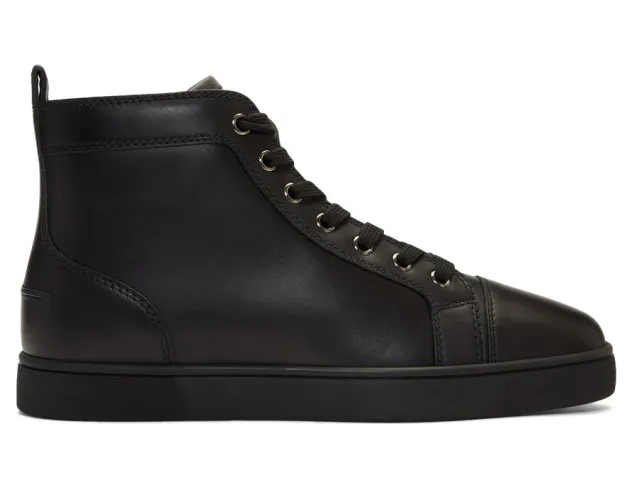 Christian Louboutin Black Louis High-Top Sneakers (3091177)