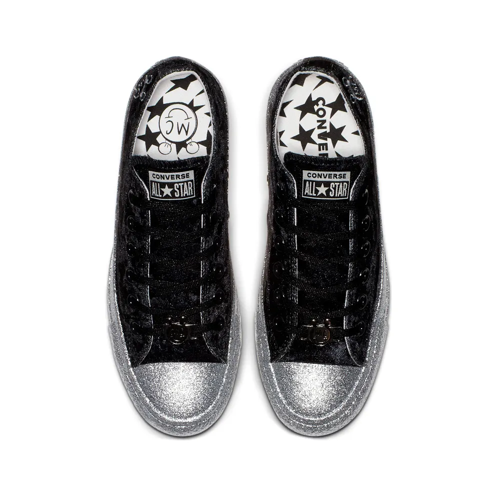 Converse Chuck Taylor All-Star Ox Miley Cyrus Black Silver (W) Black/Silver-White (563722C)