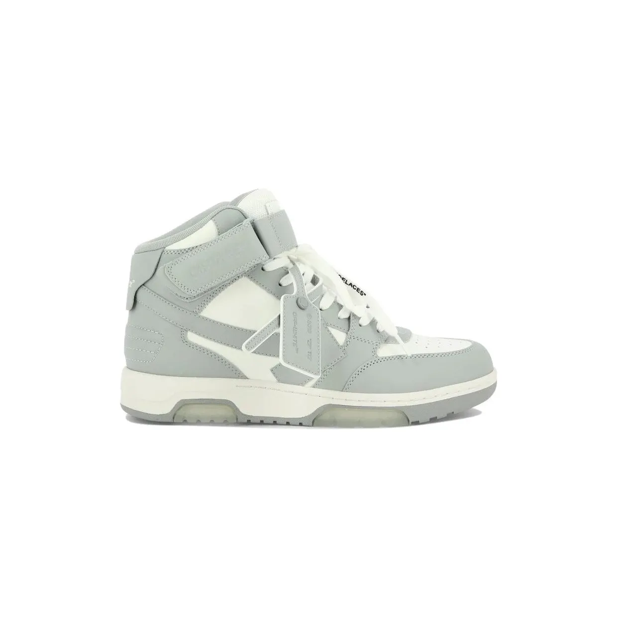 Off-White Out Of Office Mid Top White Grey (OMIA259C99-LEA002-0109)