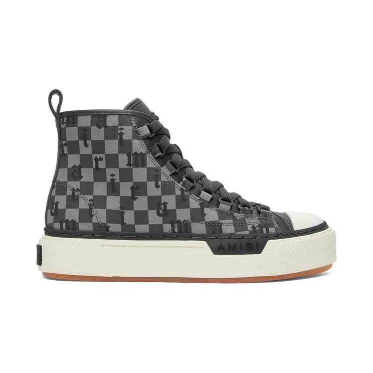 AMIRI White English Court Hi Sneakers (SS22MFS005)