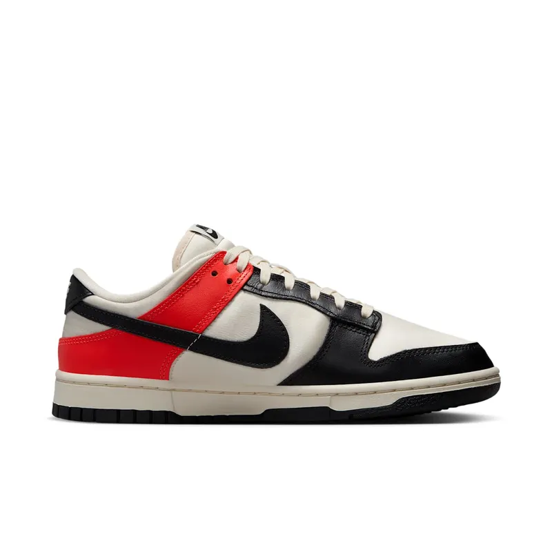 Nike Dunk Low “Black Toe Bright Crimson” (HQ3423-635)