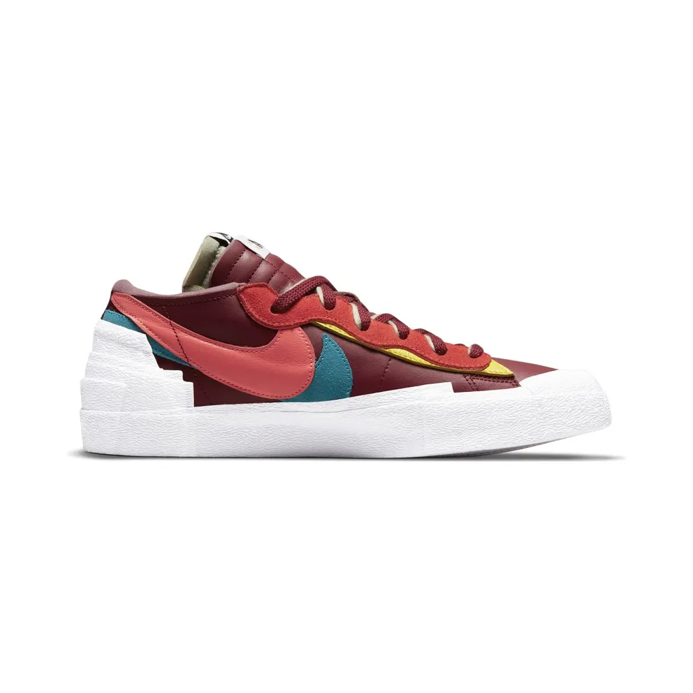 Nike Blazer Low sacai KAWS Red – “Red / Orange / Pink / Blue” (DM7901-600)