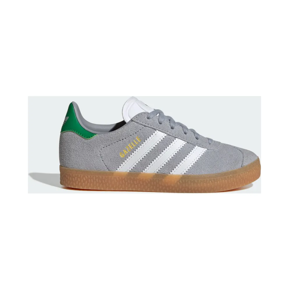 Adidas Gazelle Halo Silver / Cloud White / Green (JQ5999)