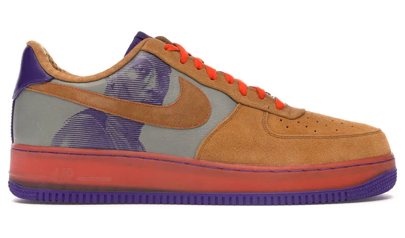 Nike Air Force 1 Premium 07 Amare ‘New Six’ Dark Stucco/Miners Gold-Court Purple (315182-071)