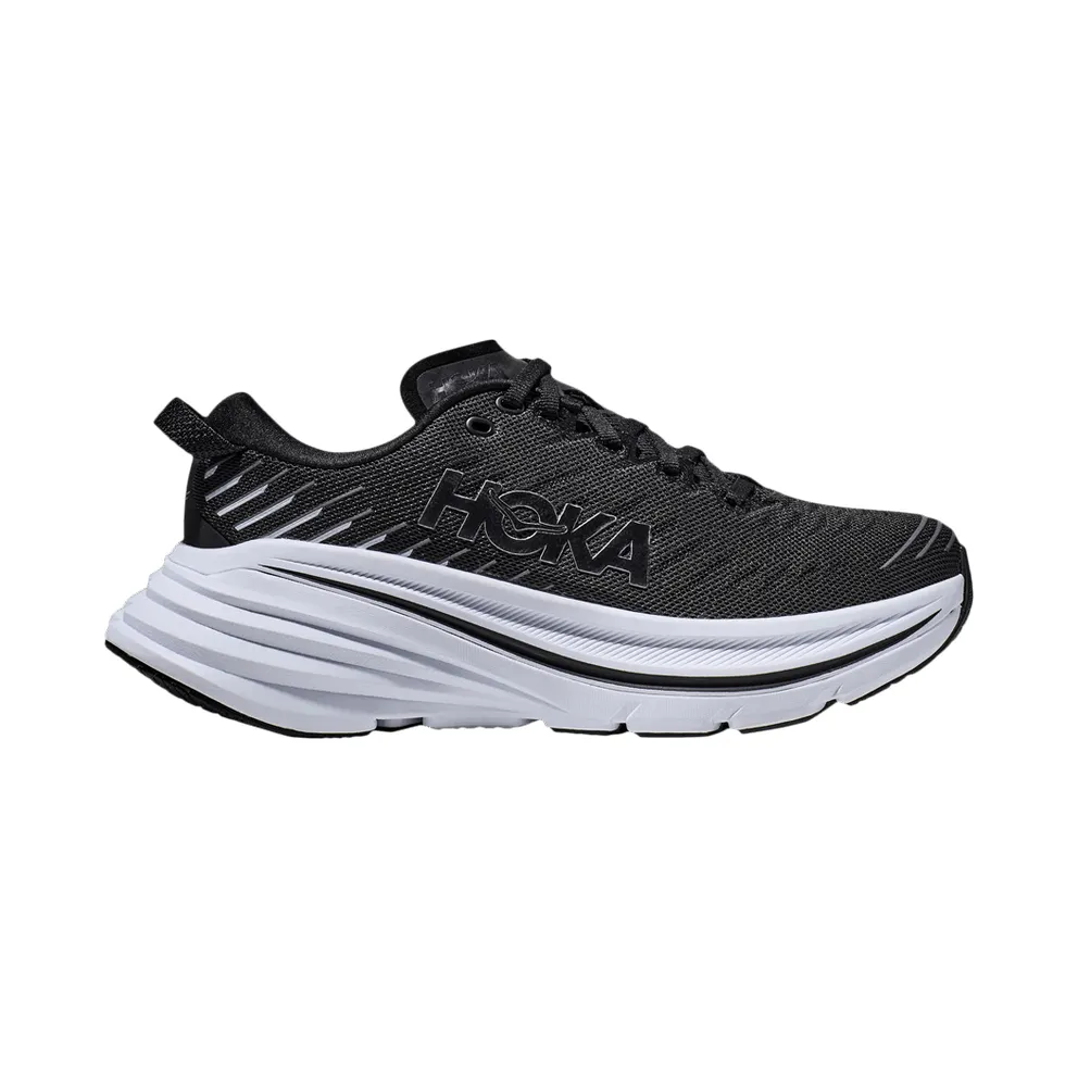 Hoka One One Bondi X Black White (W) (1113513-BWHT)