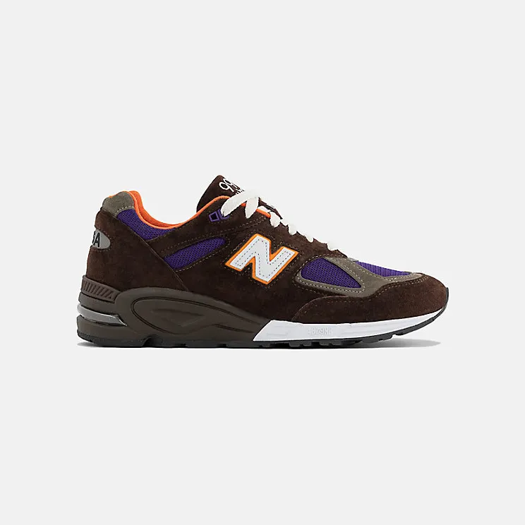 New Balance 990 v2 “Brown/Orange/Purple” (M990BR2)