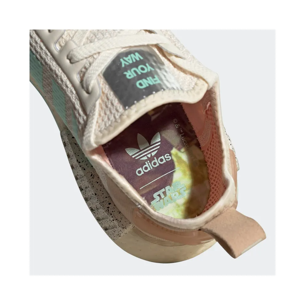 adidas NMD R1 Star Wars The Mandalorian The Child (W) Cream White/Pale Nude/Clear Mint (GZ2758)