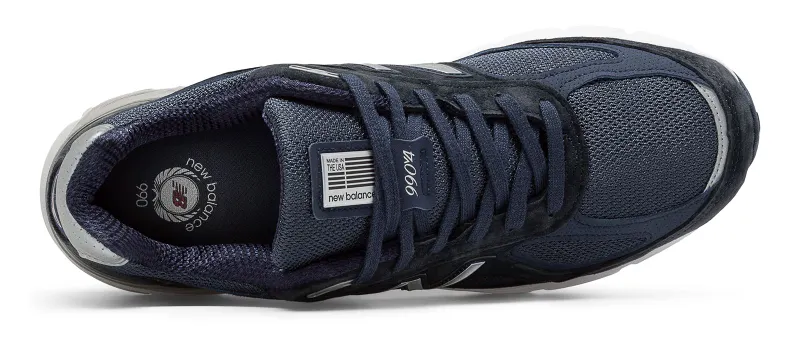 New Balance 990v4 Kith Navy Navy/White (M990NV4)