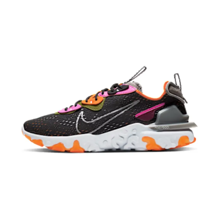 Nike React Vision “Black / Asparagus / Alpha Orange / Flat Pewter” (CD4373-003)