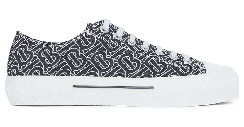Burberry Monogram Print Cotton Low Black White (80498801)