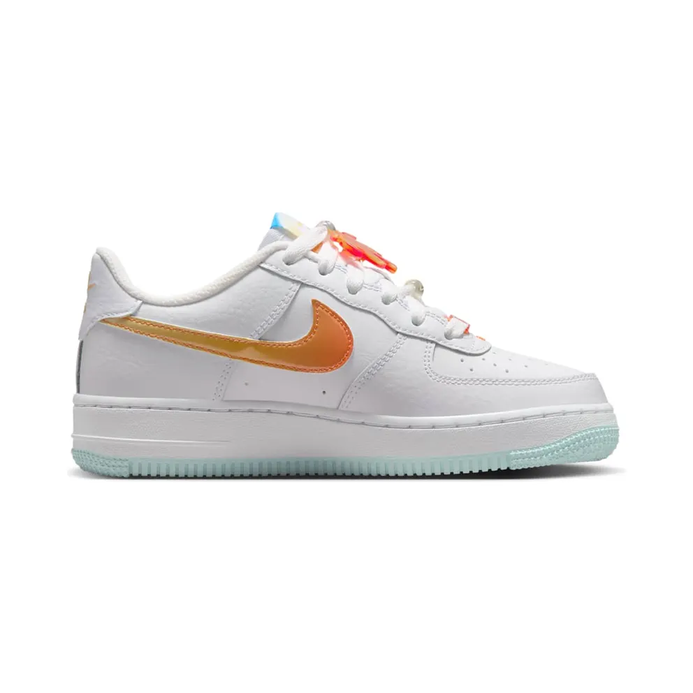 Nike Air Force 1 Low LV8 GS “White Glacier Blue Multi-Color” (IB8890-191)